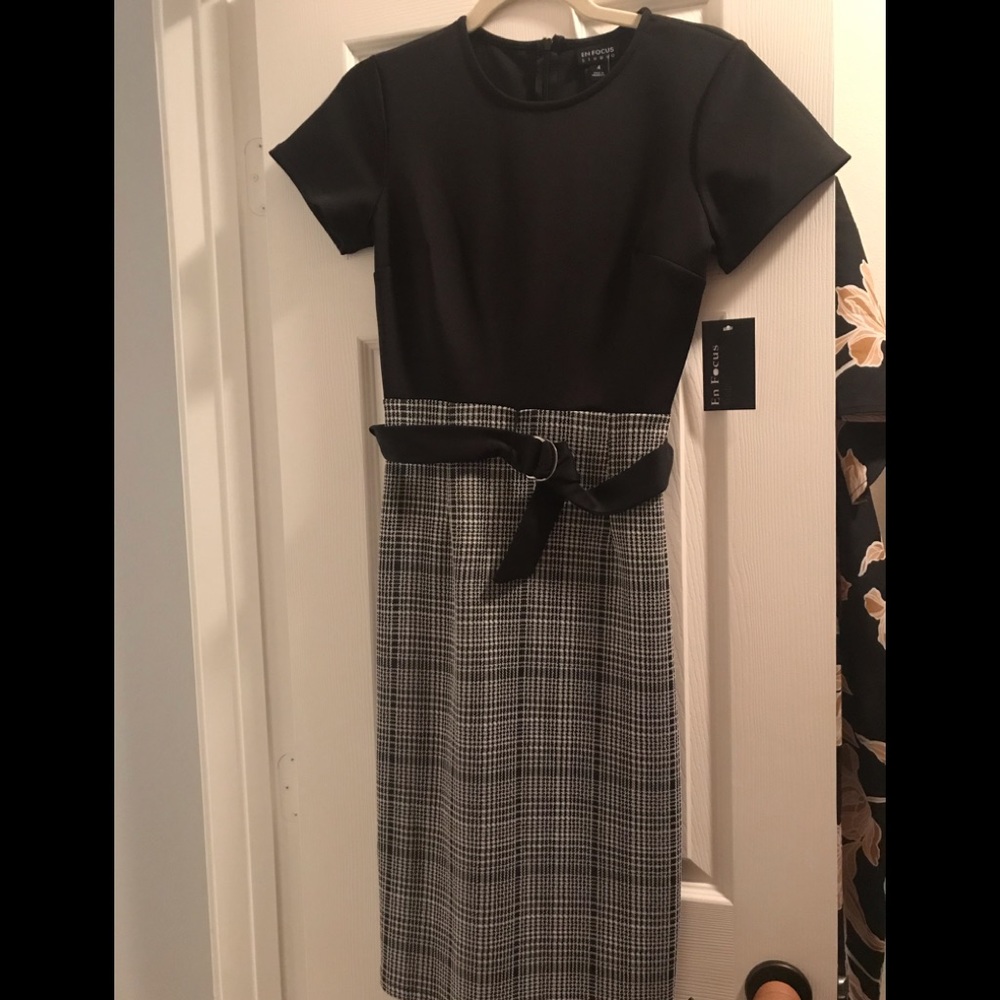 Black and white En Focus Dress